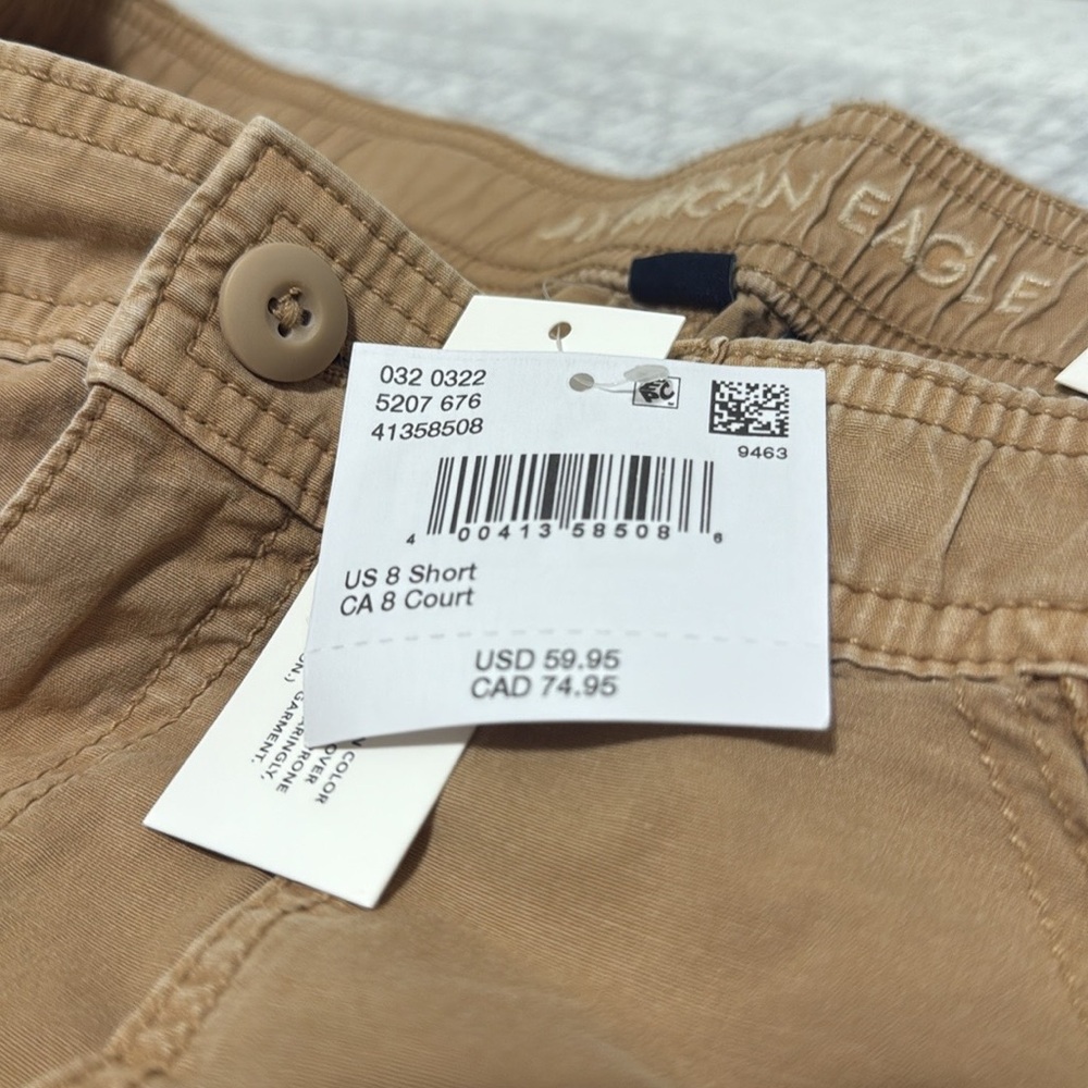 American Eagle outfitters size 8 short high-rise stretch baggy joggers NWT - Picture 3 of 3